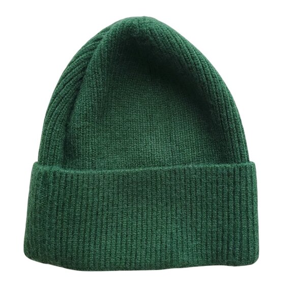 VGOGFLY Deep Green Knit Beanie Cap OS - Picture 6 of 10